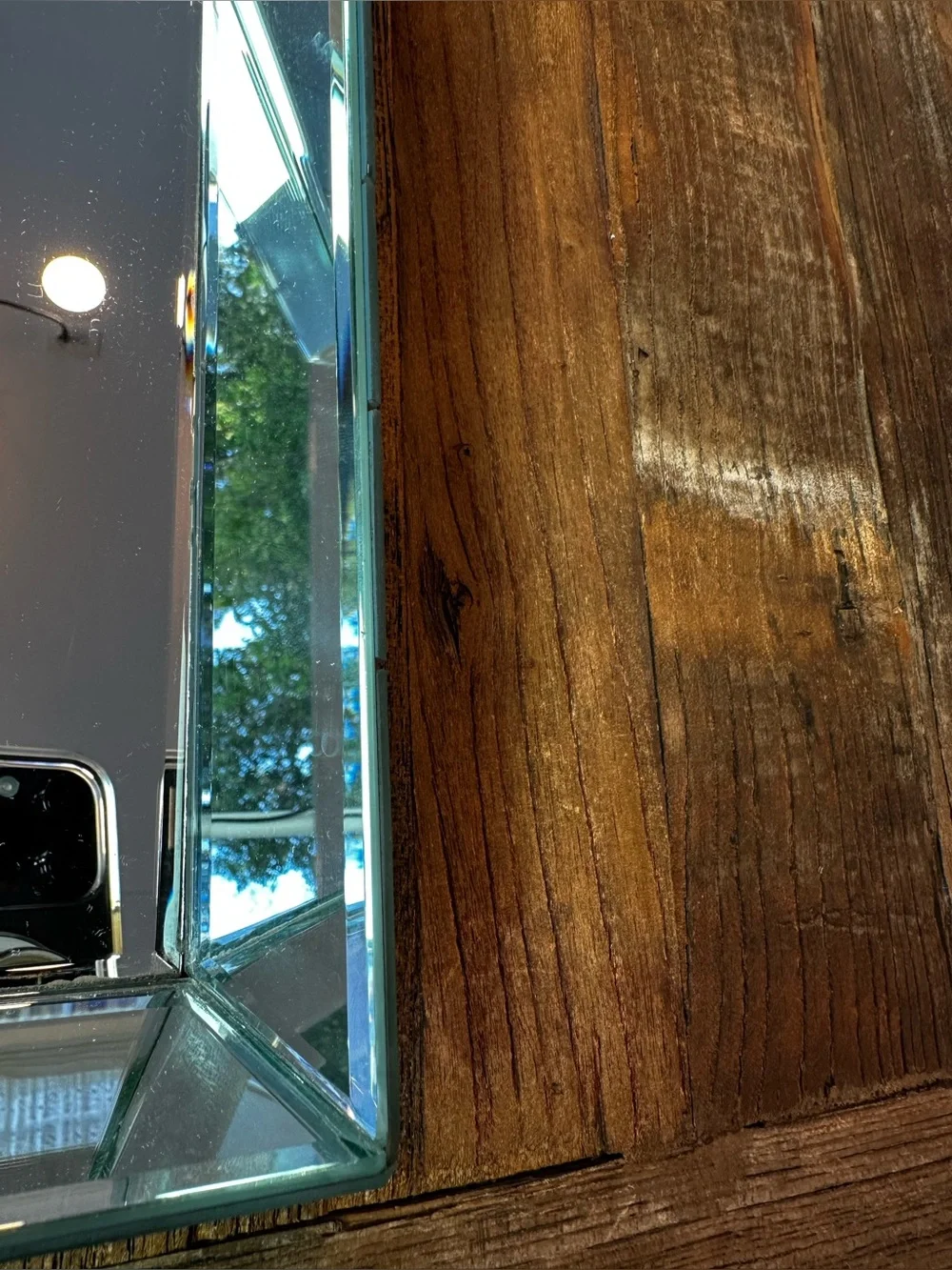 Square Mirrored Vanity Tray - Silver - Picture 2 of 6